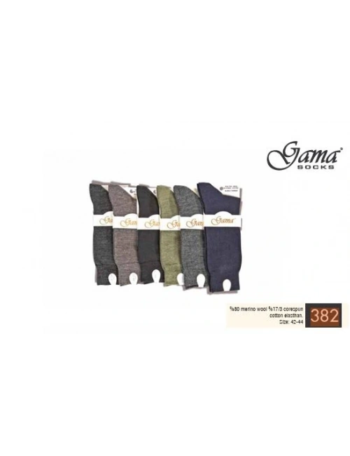 Gama 382 Erkek Merinos Yün Çorap