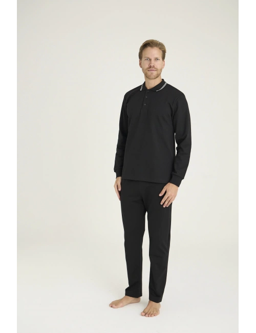 Kocabey 6014 Erkek Triko Yaka Pijama Takım