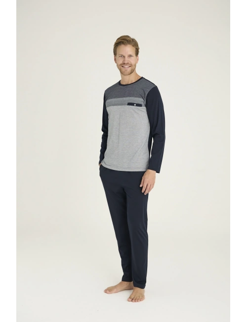 Kocabey 9217 Erkek O.yaka Flato Cepli Pijama Takım