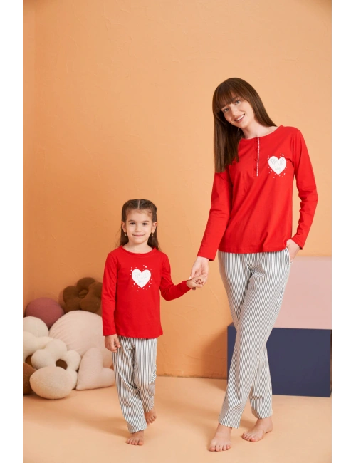 Pjs 28062 Kadın Patlı Pijama Takım