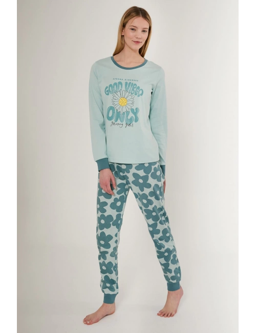 Roly Poly 3247-s Kadın Uzun Kol Pijama Takımı