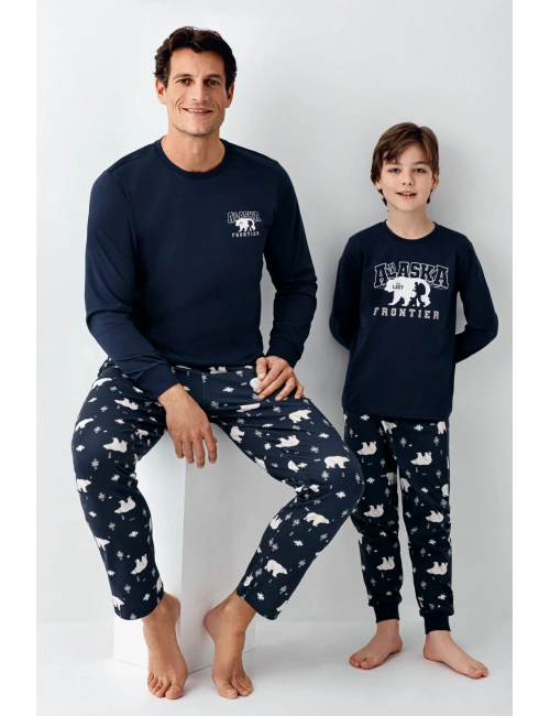 Rolypoly 3718-s Erkek Uzun Kol Pijama Takım