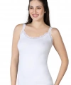Beyaz Mı Emay 1411 Modal Cotton Dantelli Atlet