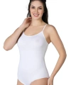 Beyaz Mı Emay 1415 Modal Cotton Çıtçıtlı İnce Askılı Body