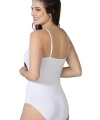 Beyaz Mı Emay 1415 Modal Cotton Çıtçıtlı İnce Askılı Body