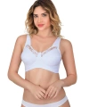 Beyaz Mı Emay 181 B Dantelli Toparlayıcı Cotton Sütyen