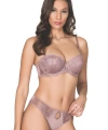 Brode Kaplı Slikonlu Sütyen Takım Kadın 5105