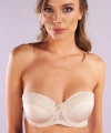 Gala Balconette Foam Cup Lace Bra, Ten Konforlu Ve Şık Sütyen, Strapless