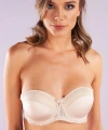 Gala Balconette Foam Cup Lace Bra, Ten Konforlu Ve Şık Sütyen, Strapless