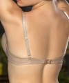 Günlük Kullanıma Uygun Ten Zincir Aksesuarlı Yarım Push-up Sütyen,destekli, Düşük Dekolte Uyumlu