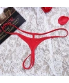 Halkalı Mini Kırmızı Kadın  G String