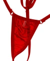Kadın Kırmızı Askılı  G String İç Çamaşırı