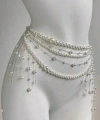 Kadın Seksi Bel Aksesuarı , Zarif , Şık , İncili Kostüm