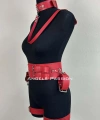 Kelepçeli Şık Deri Harness Takım, Kadın  Giyim - Brf869