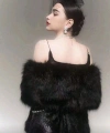Kürk Orijinal Siyah Seksi Omuzluk Şık Kürk