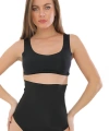 Lazer Kesim Yüksek Bel Slip Korse Kadın