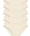 Pamuklu Basic Kadın Bikini Külot 5li Paket