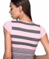 Pembe Gri Mı Emay 5026 Soft Seamless T Shirt