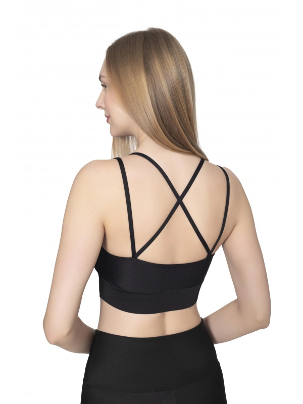 1051 Pinkhan Çift Askılı Arka Çapraz Büstiyer Kadı