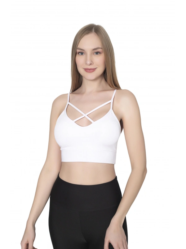 1052 Pinkhan Ön Çapraz Büstiyer Kadın