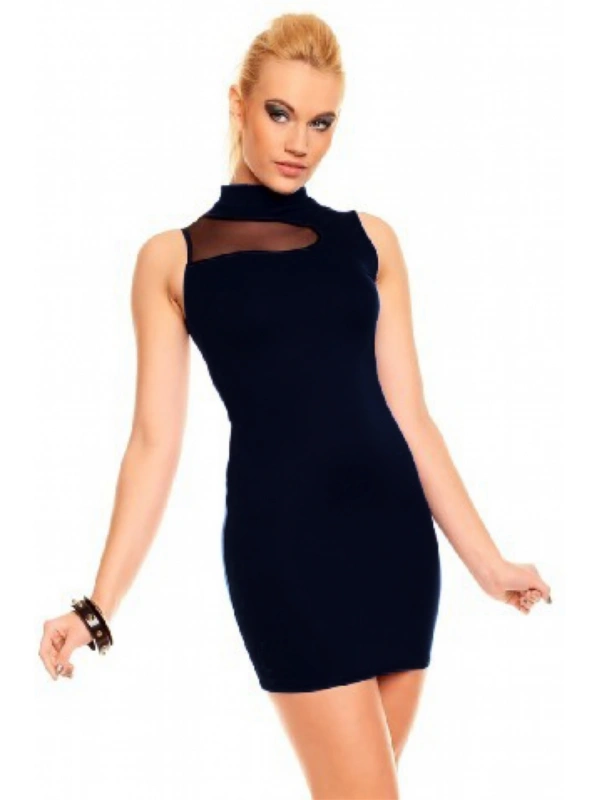 B100881 Kolsuz Mini Elbise