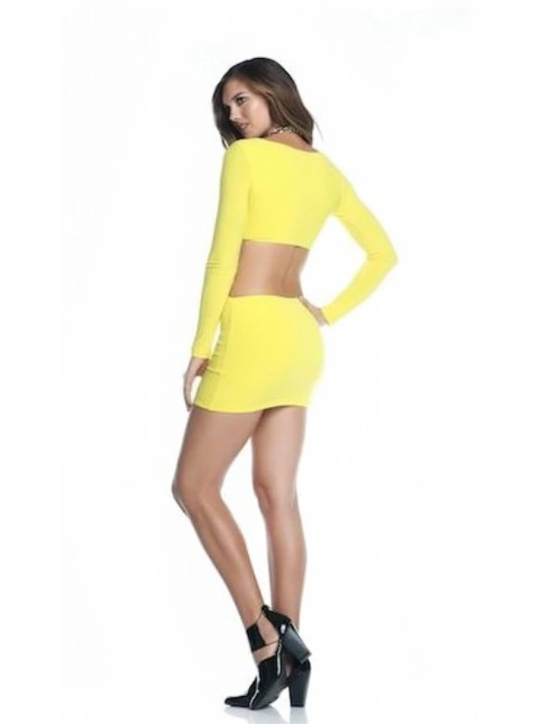 B101004 Seksi Mini Elbise