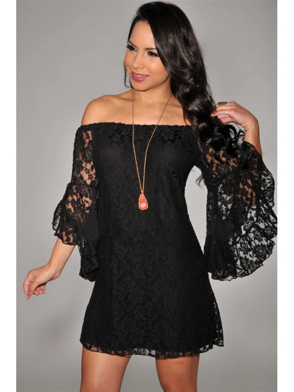 B101225 Dantelli Elbise