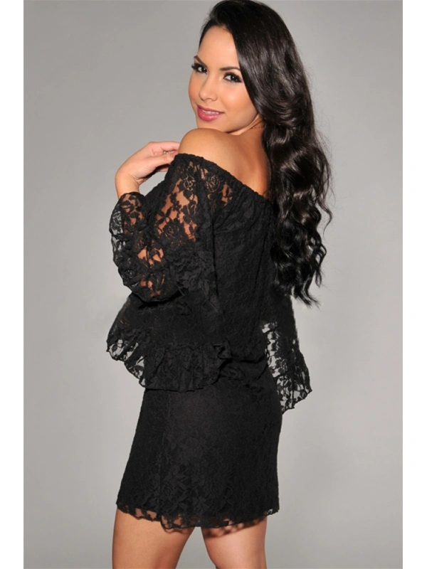 B101225 Dantelli Elbise