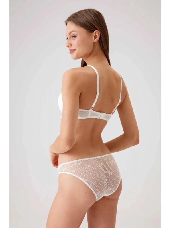 Balenli Desteksiz Sütyen Takımı Kadın 4030