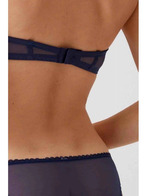 Balenli Straplez Destekli Sütyen Takımı Kadın 4563