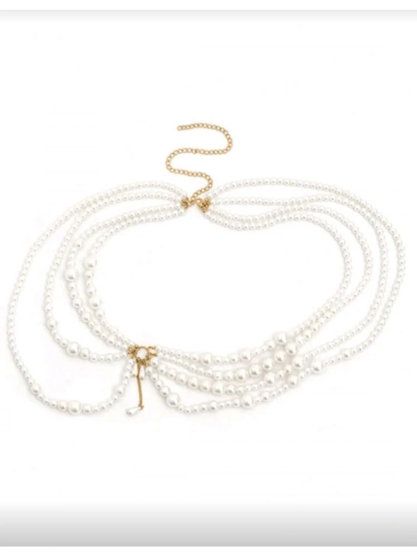 Bel Aksesuarı, Zarif , Şık , İncili Kostüm