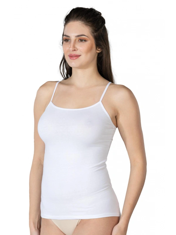 Beyaz Mı Emay 1410 Modal Cotton İnce Askılı Atlet