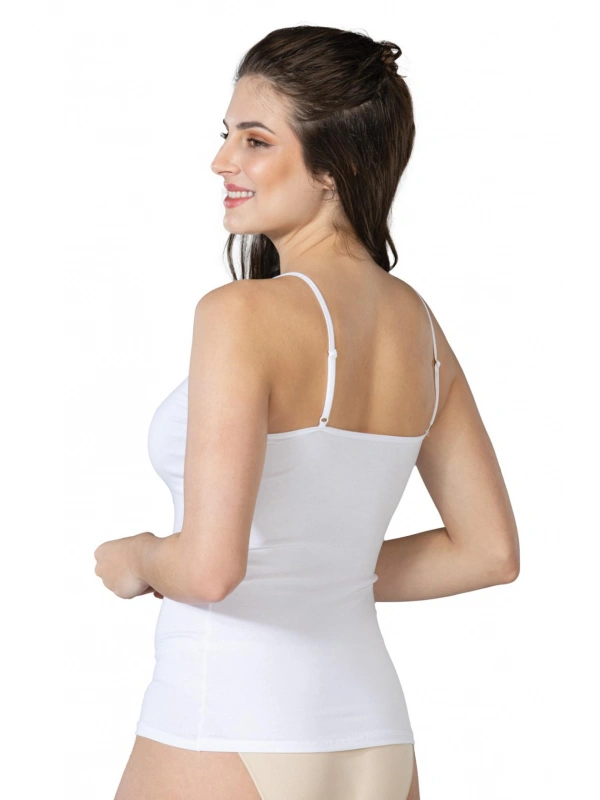 Beyaz Mı Emay 1410 Modal Cotton İnce Askılı Atlet