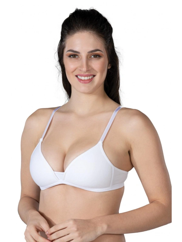 Beyaz Mı Emay 1417 Modal Cotton Kaplı Sütyen