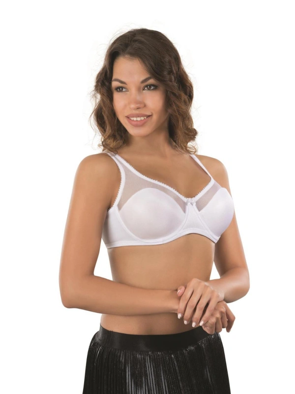 Beyaz Mı Emay 169 C Basic Balenli Toparlayıcı Sütyen