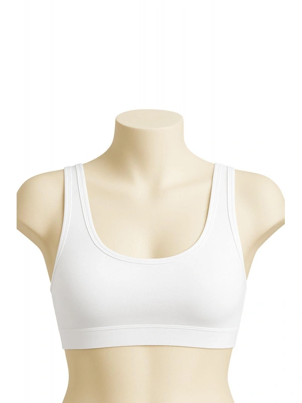Beyaz Mı Emay 1817 6'lı Pedli Sporcu Sütyen