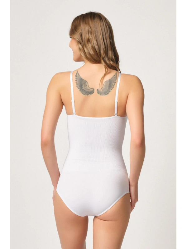 Beyaz Mı Emay 1925 Soft Pedli Çıtçıtlı Body