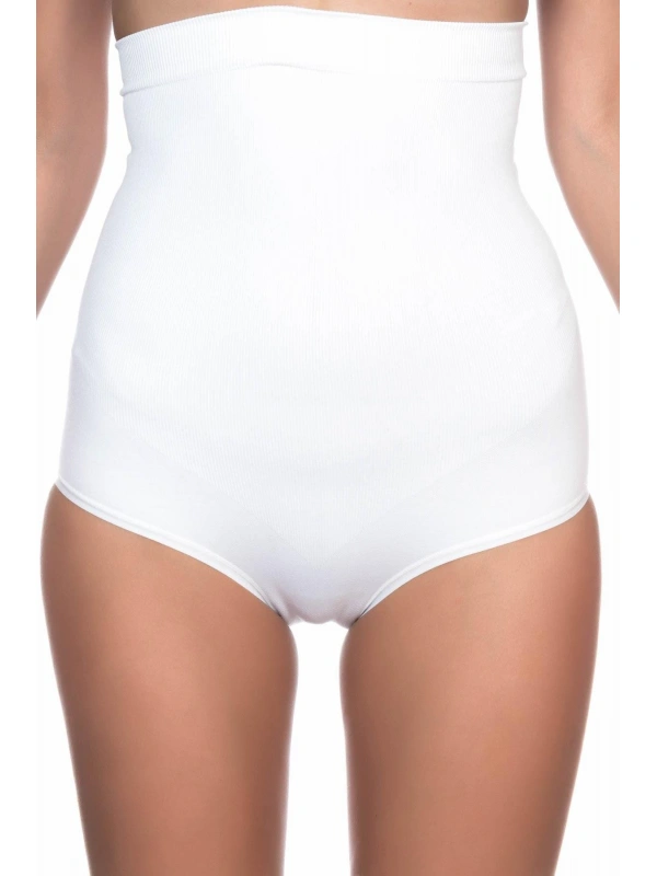 Beyaz Mı Emay 2008 Yüksek Bel Slıp Korse