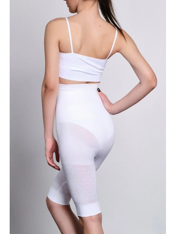 Beyaz Mı Emay 2015 Yüksek Bel Double Uzun Paçalı Korse