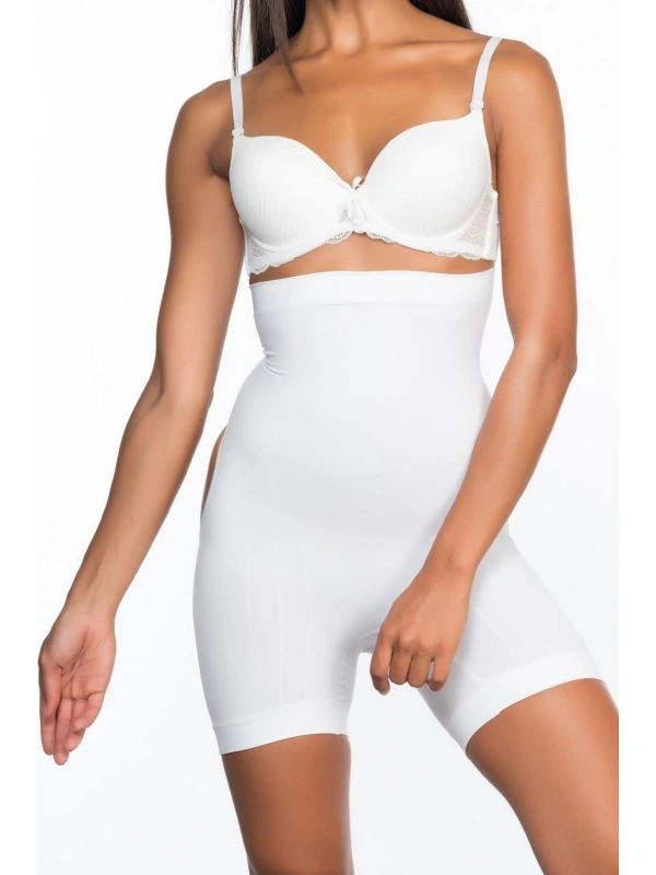 Beyaz Mı Emay 2033 Popo Açık Boxer Korse