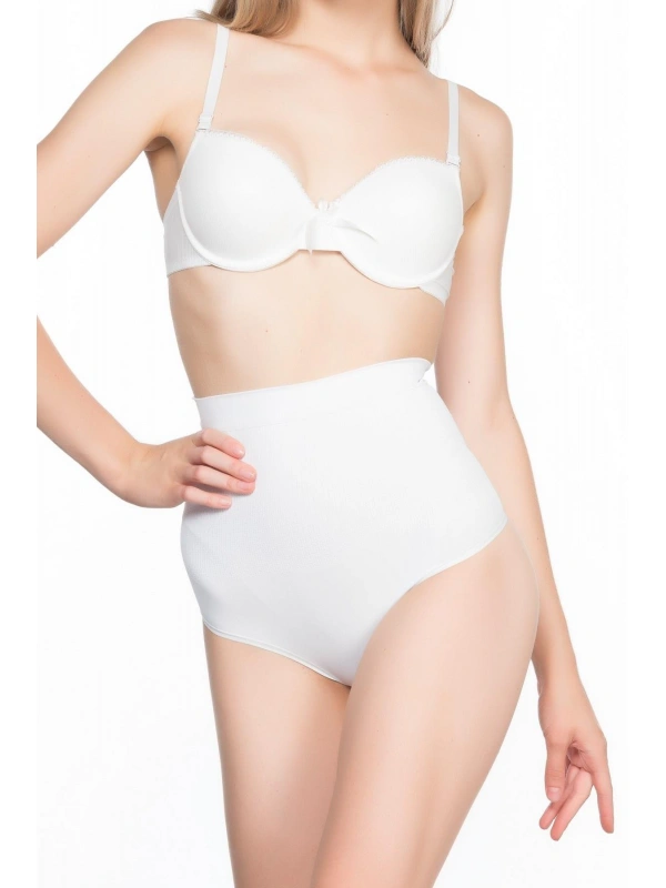 Beyaz Mı Emay 2054 Masajlı String Korse