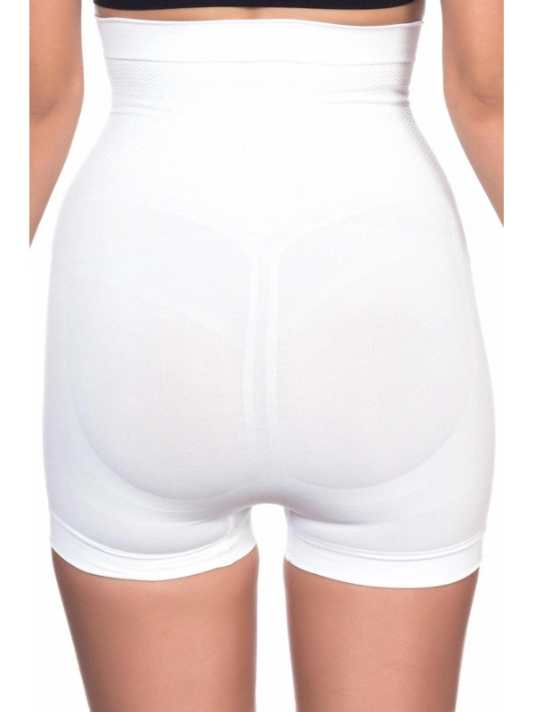 Beyaz Mı Emay 2055 Yüksek Bel Masajlı Boxer Korse