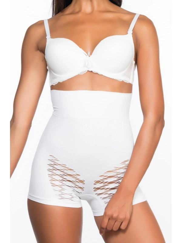 Beyaz Mı Emay 2064 Popo Açık Fantezi Boxer Korse