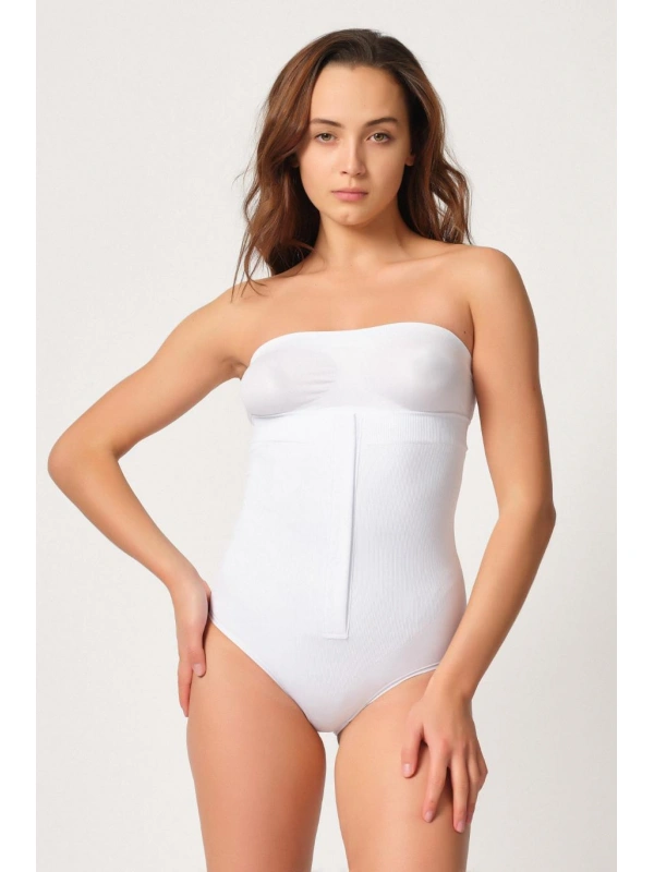 Beyaz Mı Emay 2088 Önden Agraflı Slip Korse