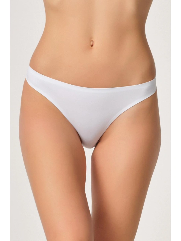 Beyaz Mı Emay 2802 Yapıştırma Lazer Kesim String Külot