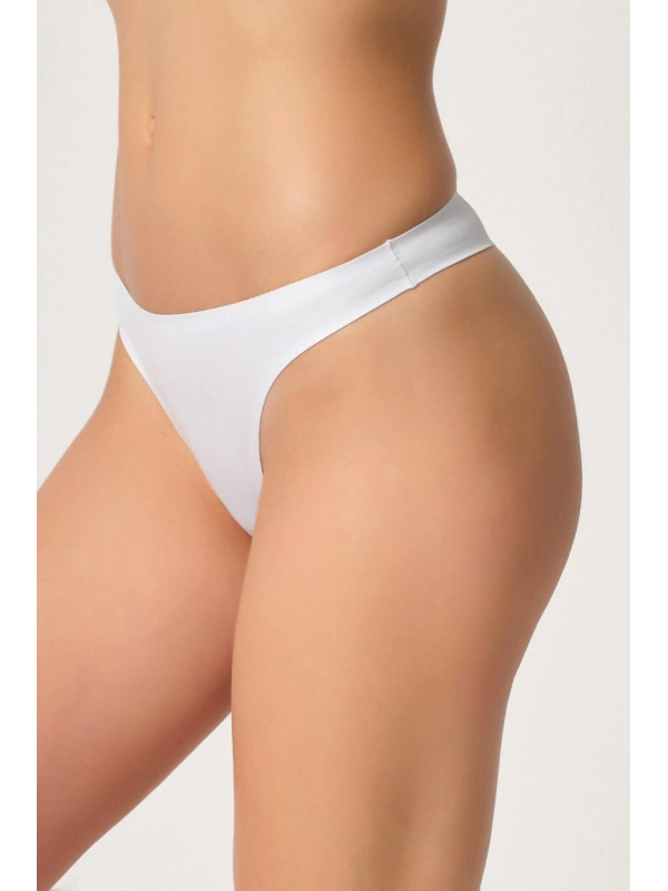 Beyaz Mı Emay 2802 Yapıştırma Lazer Kesim String Külot