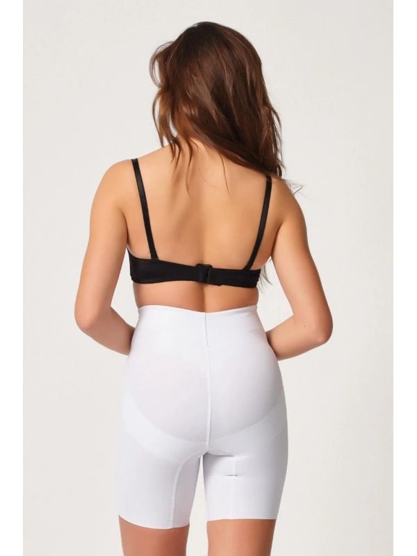 Beyaz Mı Emay 2816 Yüksek Bel Boxer Lazer Korse
