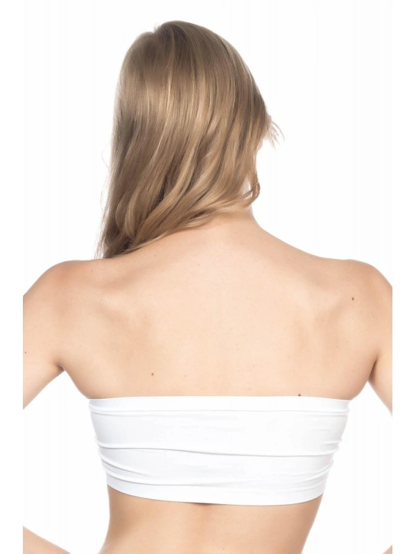 Beyaz Mı Emay 4002 Soft Straplez Büstiyer