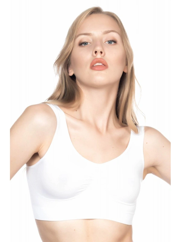 Beyaz Mı Emay 4005 Soft Kalın Askı Büstiyer
