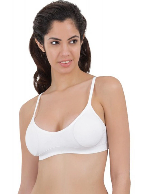 Beyaz Mı Emay 4020 Pedli İnce Askılı Büstiyer